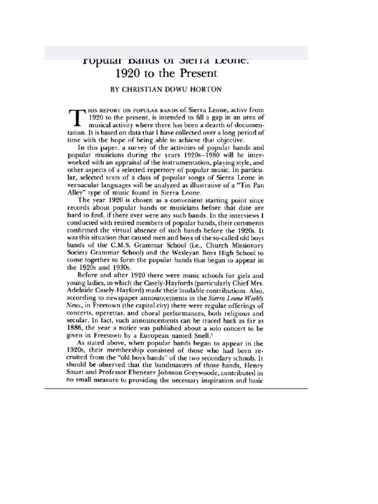 Band Music | PDF