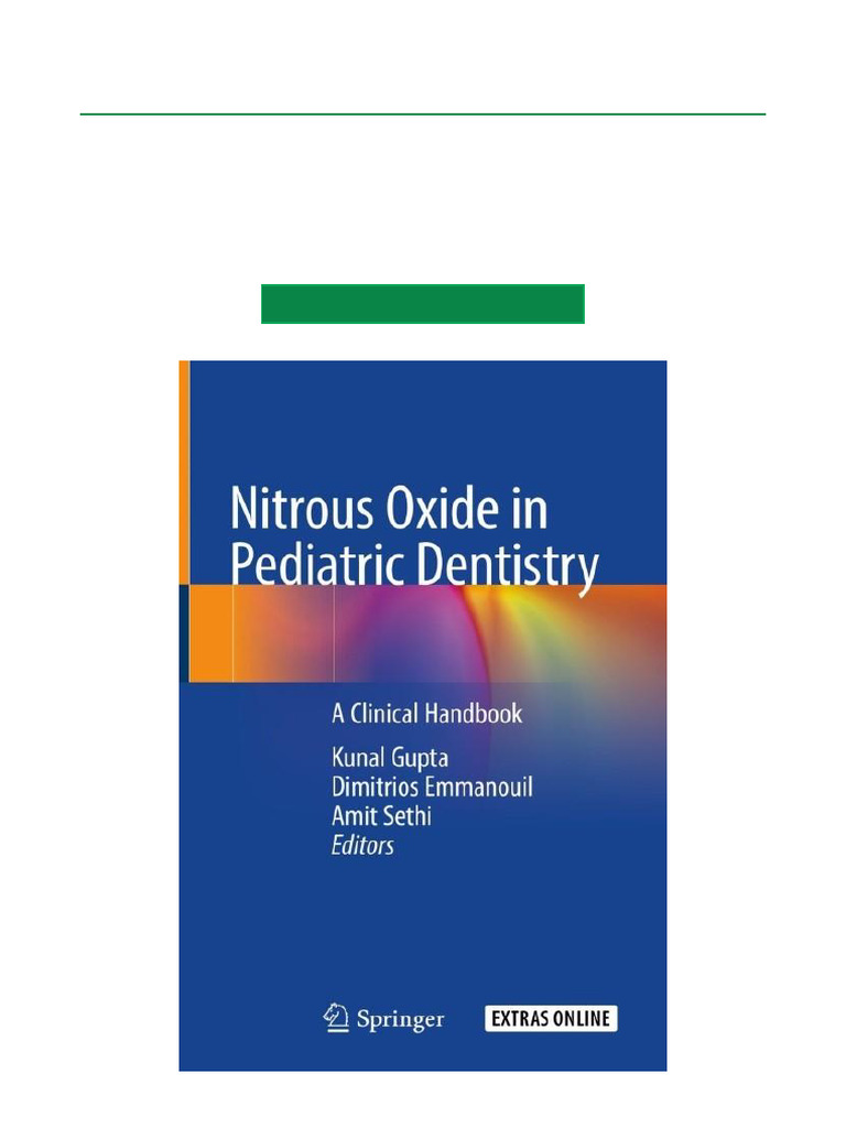 Nitrous Oxide in Pediatric Dentistry | PDF | Fear | Anesthesia