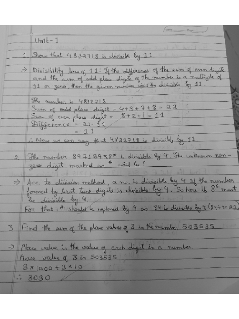 Q.T. UNIT I Notes | PDF