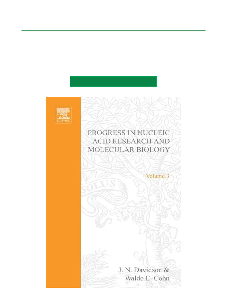 PROG NUCLEIC ACID RES&MOLECULAR BIO V3 Full Text | PDF | Rna | Nucleotides