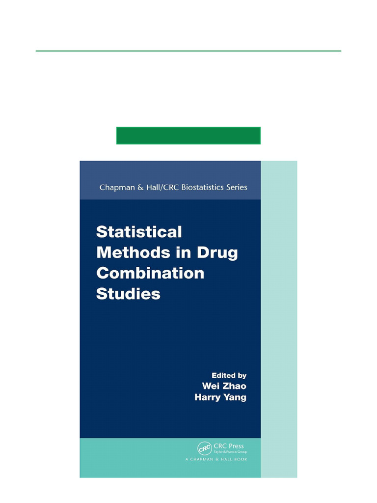 Statistical Methods for Drug Combinations | PDF | Management Of Hiv ...