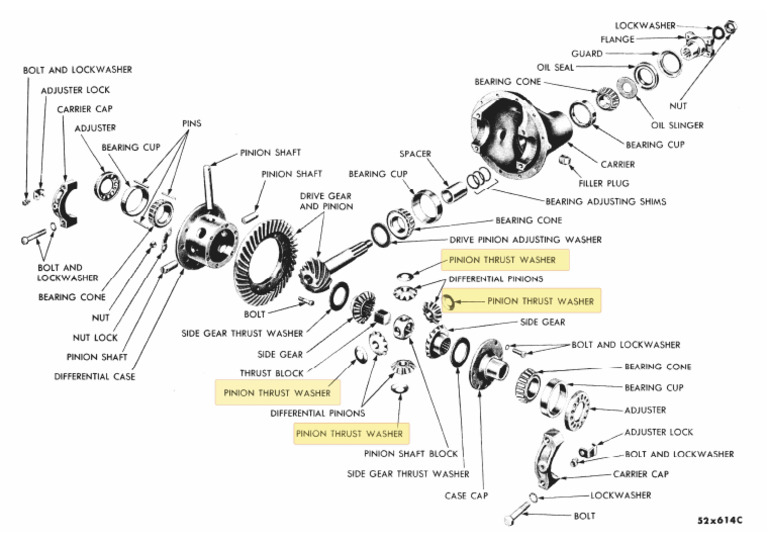 Rear Axle-Chrysler Windsor 55 | PDF