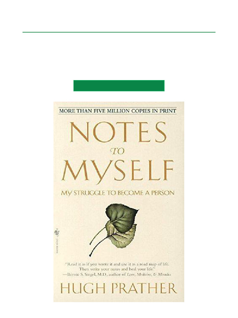 Notes To Myself My Struggle To Become A Person Latest Edition Download ...
