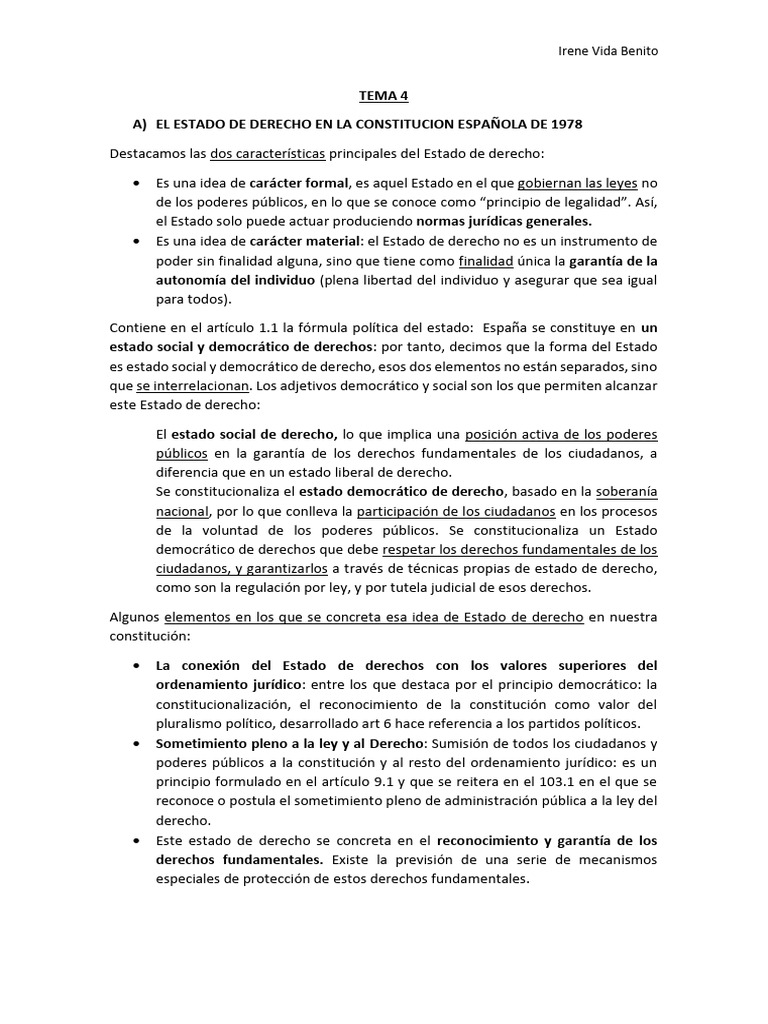 Estado de Derecho y Democracia en España | PDF | Democracia ...
