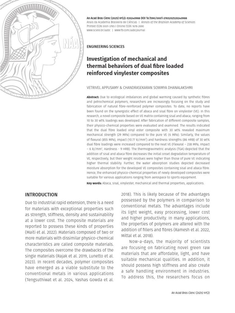 Mechanical | PDF | Composite Material | Fibers