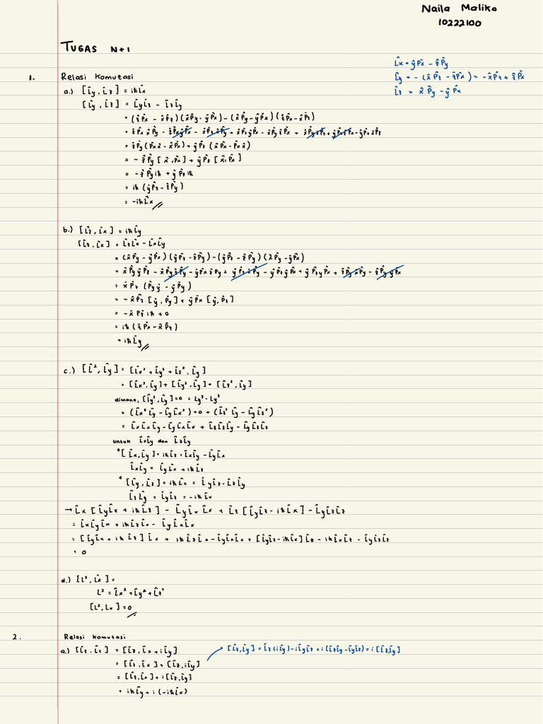 TUGAS N+1 10222100 Naila Malika | PDF | Abstract Algebra | Mathematics
