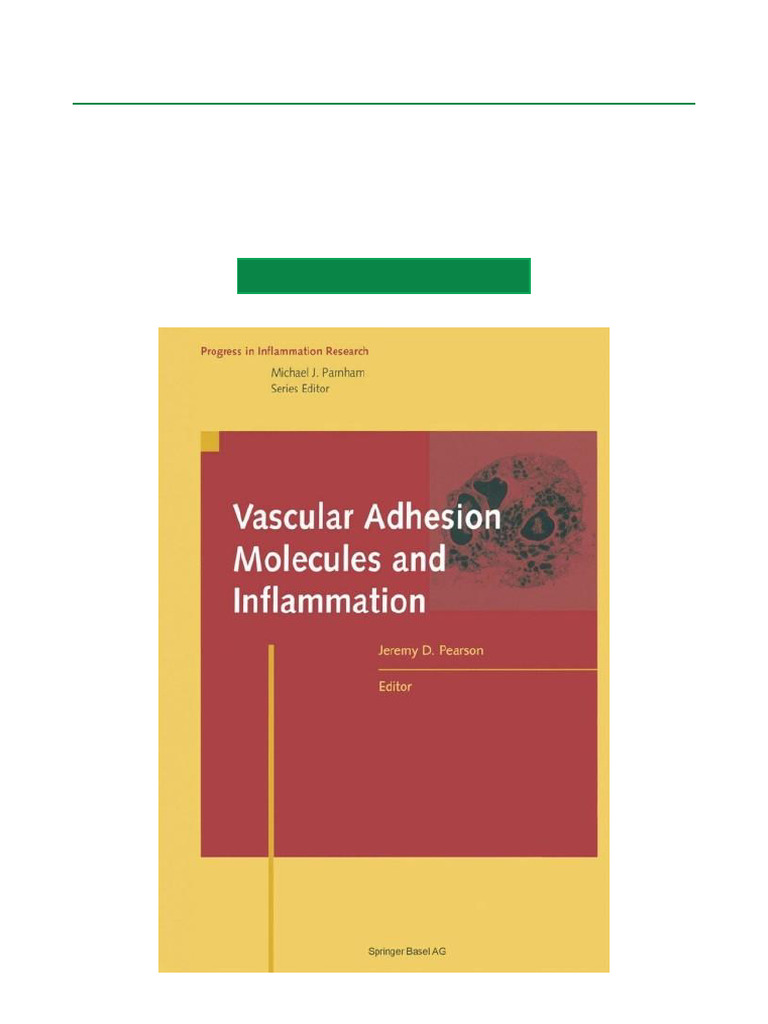 Vascular Adhesion Molecules in Inflammation | PDF | Cell Adhesion ...