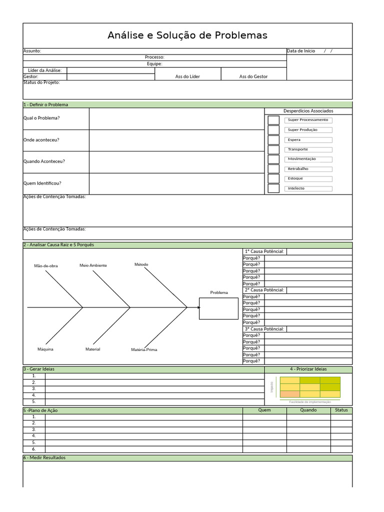 A3 Solução de Problemas | PDF