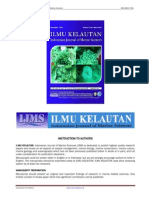 Ilmu Kelautan, Indonesian Journal of Marine Sciences