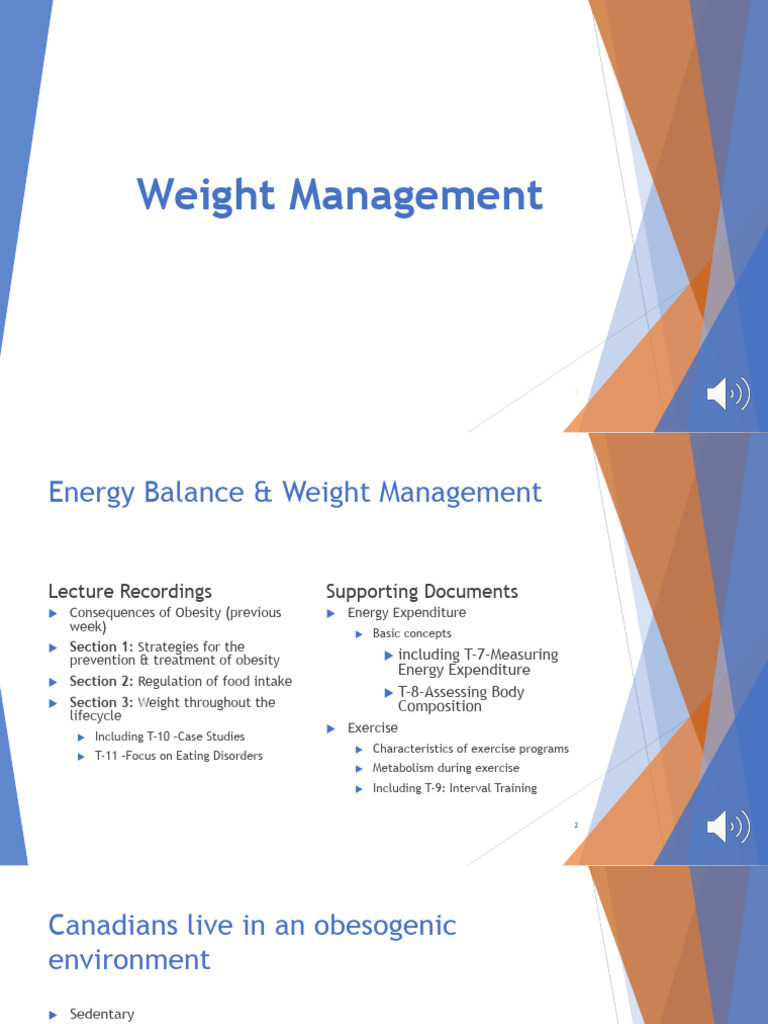 Strategies for Effective Weight Management | PDF | Eating | Leptin