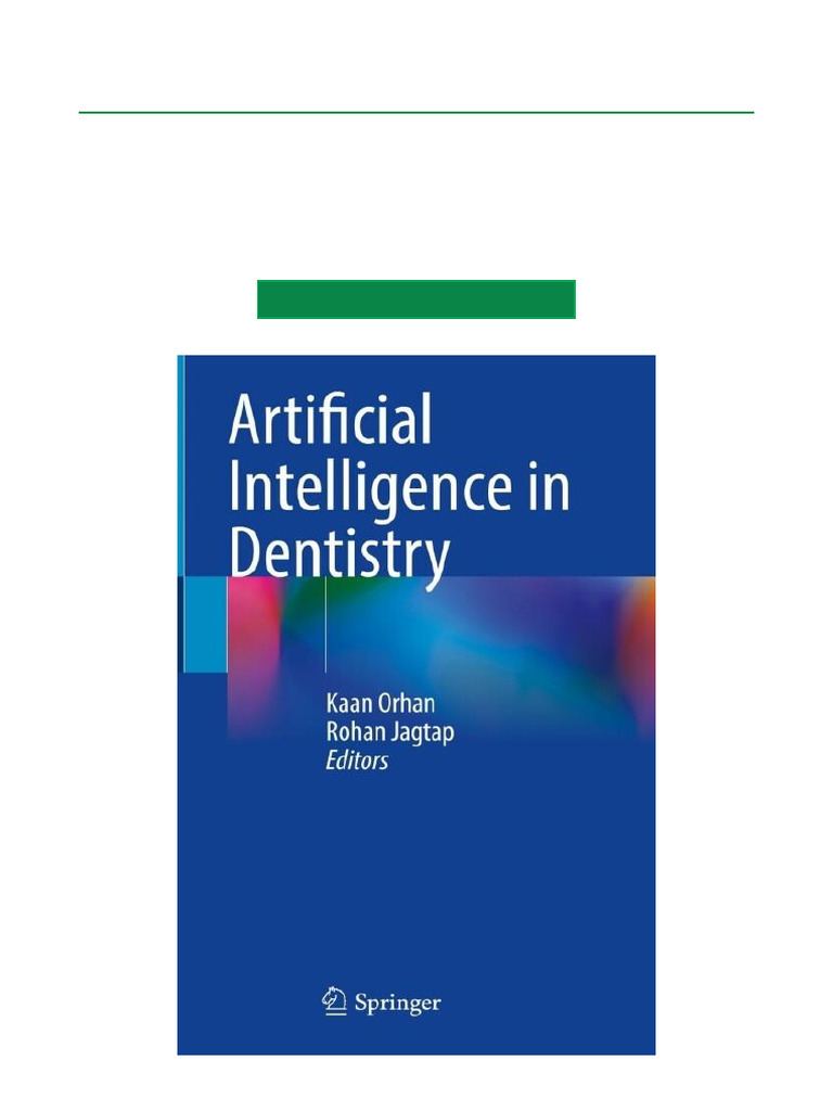 AI Applications in Dentistry Explained | PDF | Machine Learning ...
