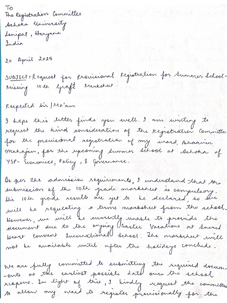 Letter | PDF