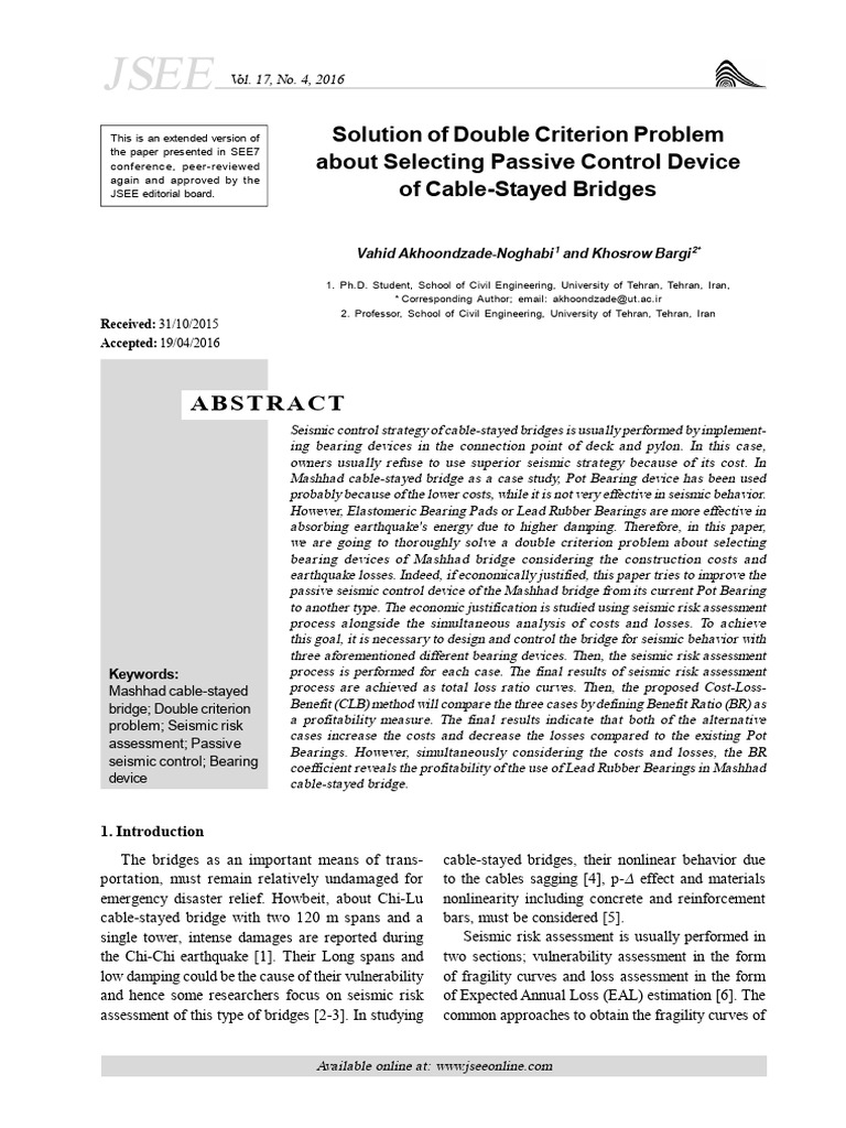 Solution of Double Criterion Problem | PDF | Earthquake Engineering ...