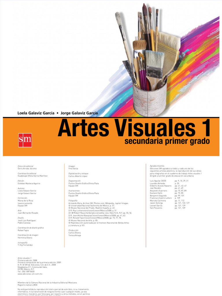 Cuaderno de Artes Visuales 1 Secundaria | PDF | Imagen | Dibujo