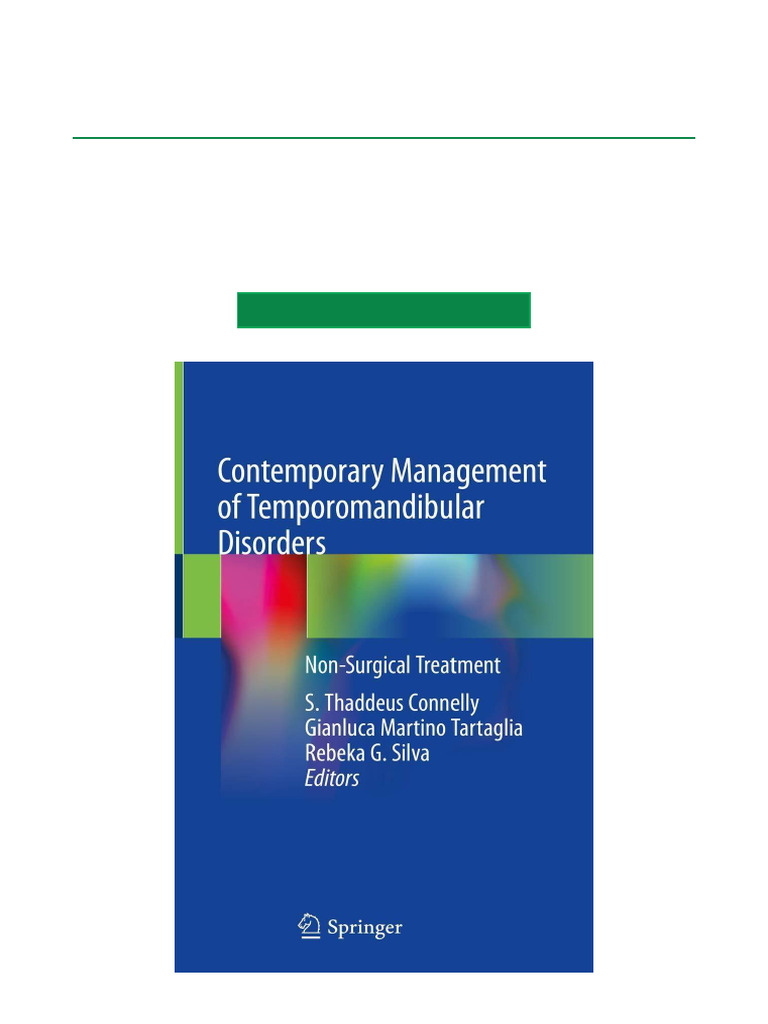 Non-Surgical TMD Management Guide | PDF | Medical Imaging ...