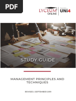 BTEC Unit 6: Management Principles Guide | PDF | Leadership ...