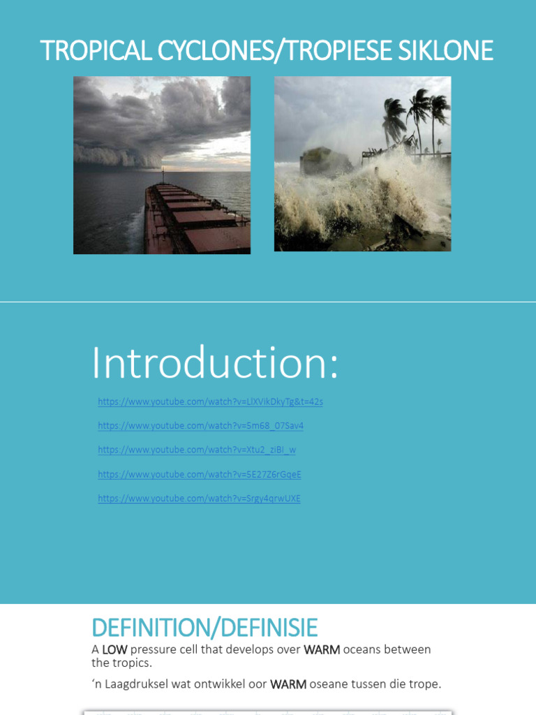 Development and Impact of Tropical Cyclones | PDF | Eye (Cyclone ...