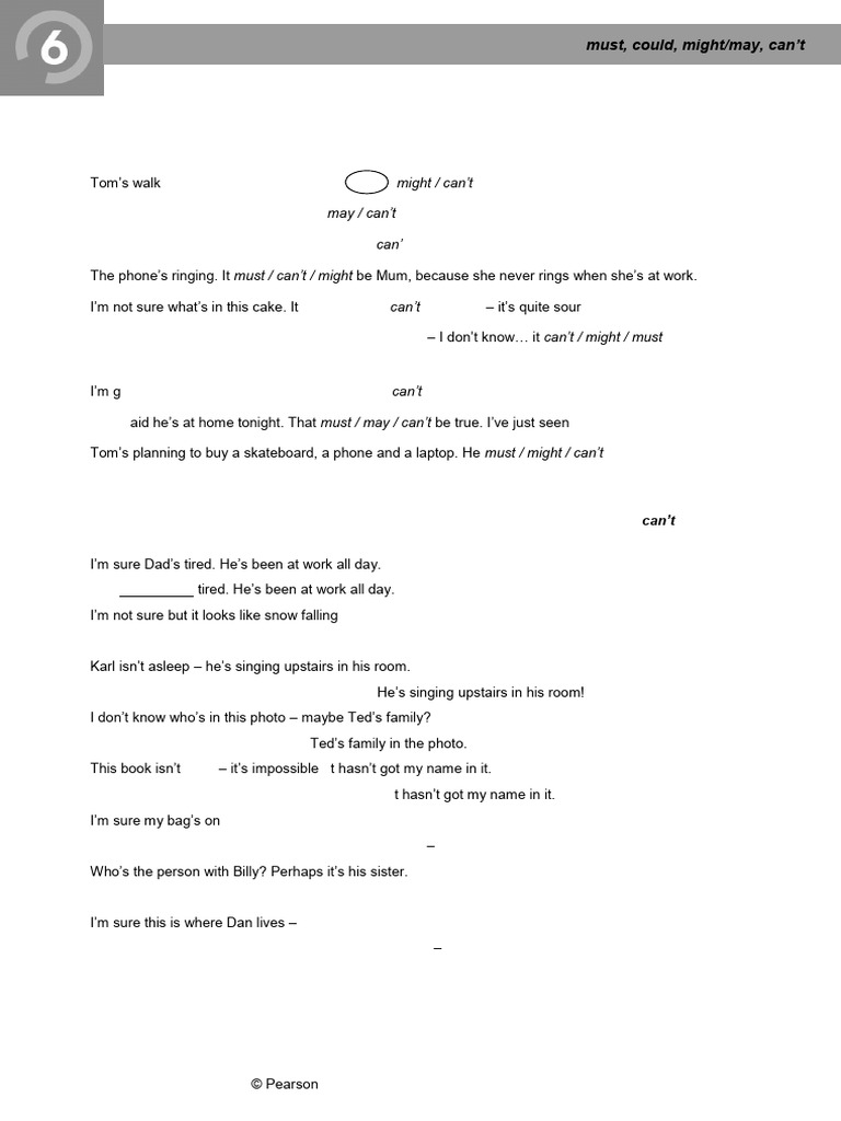 ECB1 Tests Grammar Check 6.4A New2018 | PDF | Language Mechanics ...