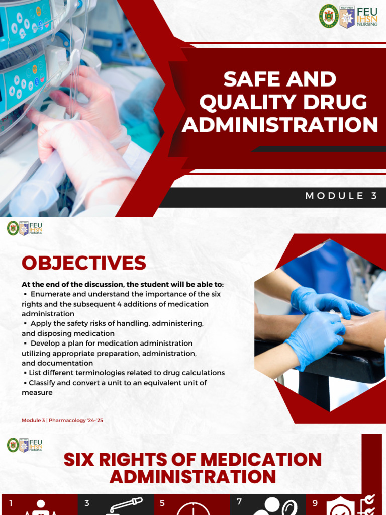 Safe Drug Administration Guidelines | PDF | Dose (Biochemistry) | Chemistry