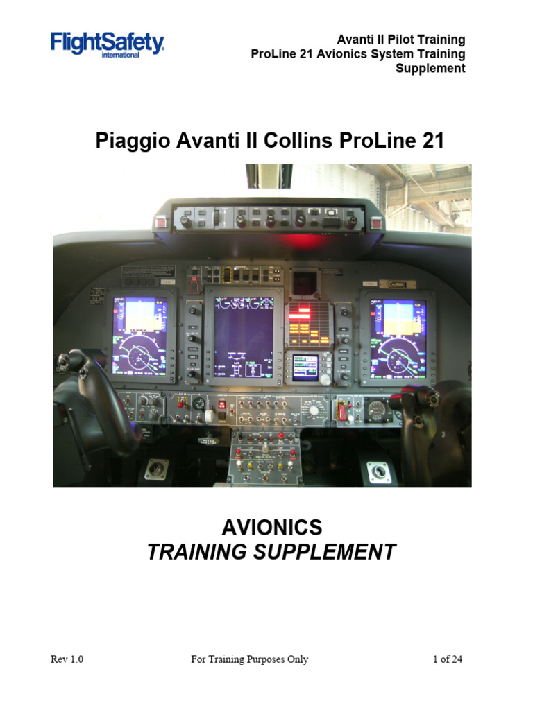 ProLine 21 Avionics Training Guide | PDF | Avionics | Aerospace