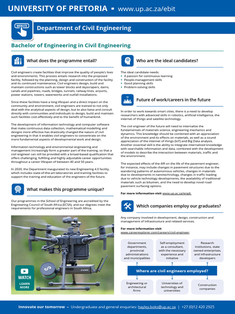 Civil Engineering Program Overview 2026 | PDF | Civil Engineering ...