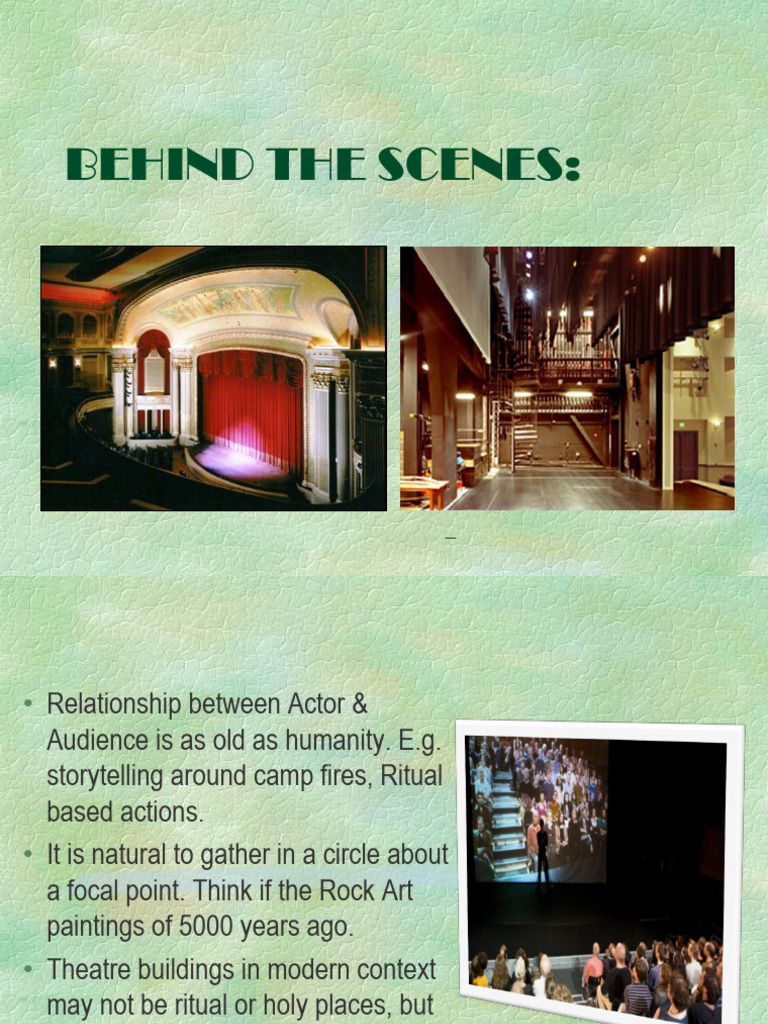 Actor-Audience Dynamics in Theatre | PDF | Performing Arts | Theatre