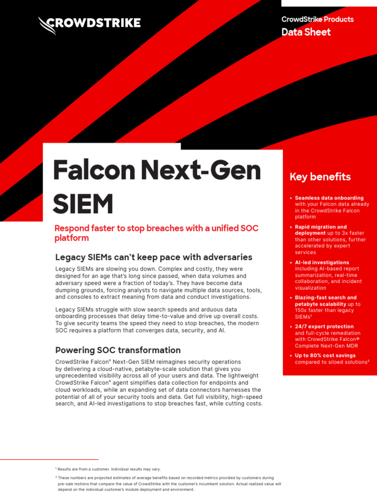 Falcon Next-Gen SIEM Overview | PDF | Cloud Computing | Computer Security