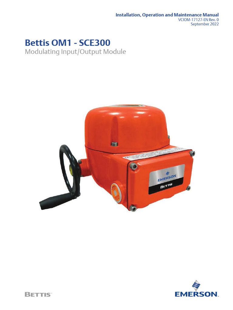 Bettis SCE300 OM1 Module Manual | PDF | Programmable Logic Controller ...