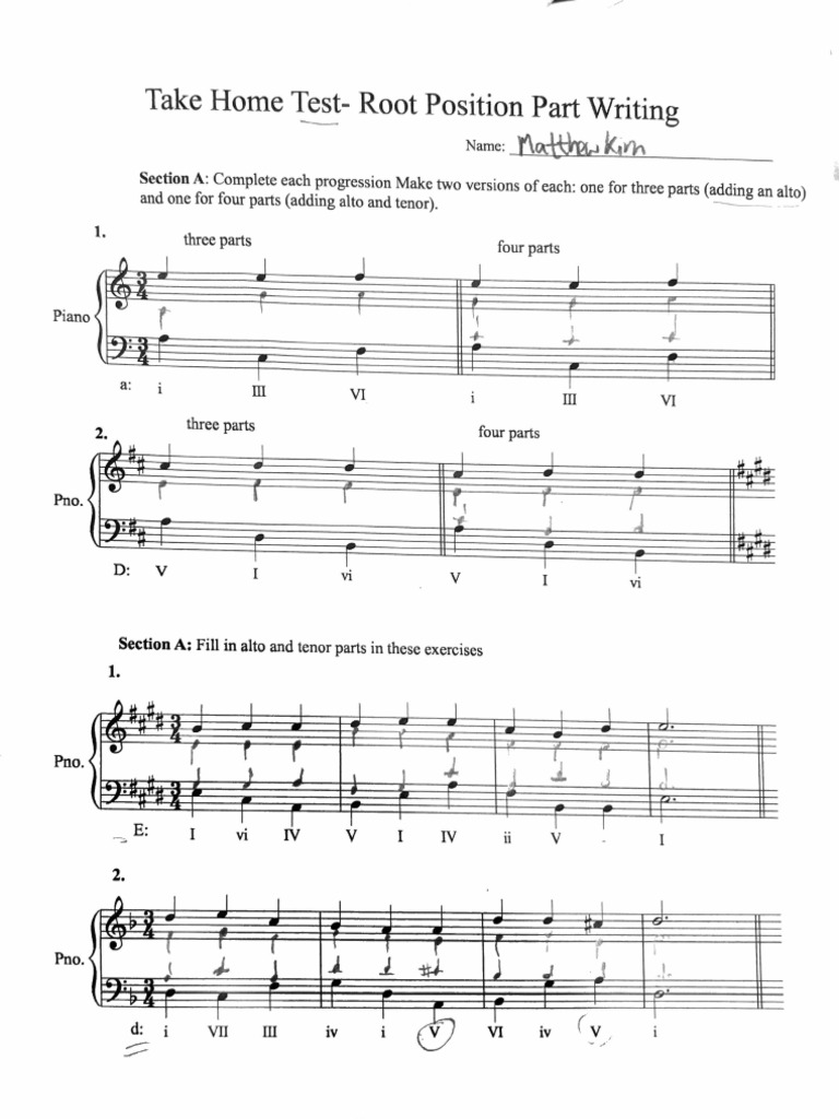 Take Home Test Music | PDF