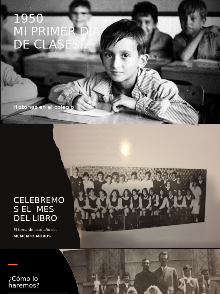 MI PRIMER DÌA DE CLASES 1950 | PDF