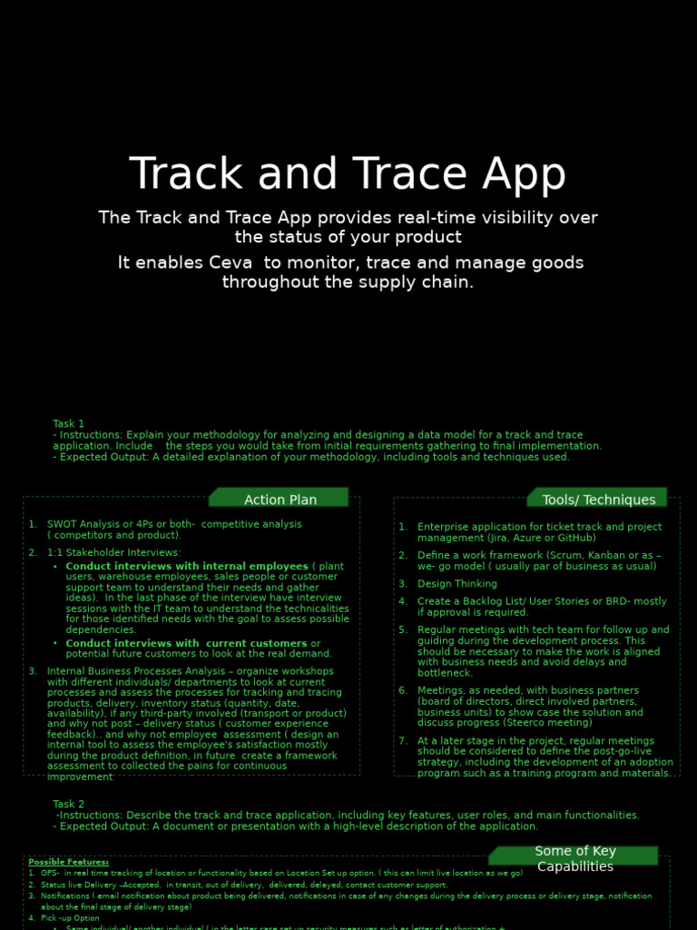 Track and Trace App Methodology Guide | PDF | Mobile App | Ios