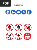 Workplace Sign Color Codes Guide | PDF