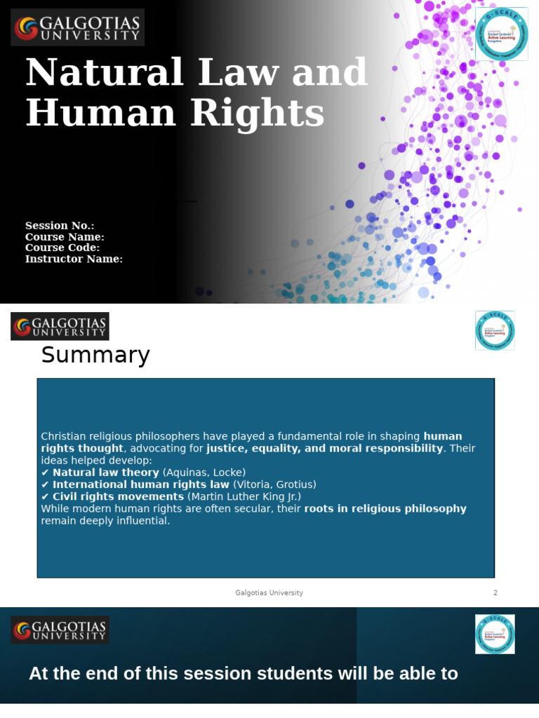Natural Law's Impact on Human Rights | PDF | Natural Law | Human Rights
