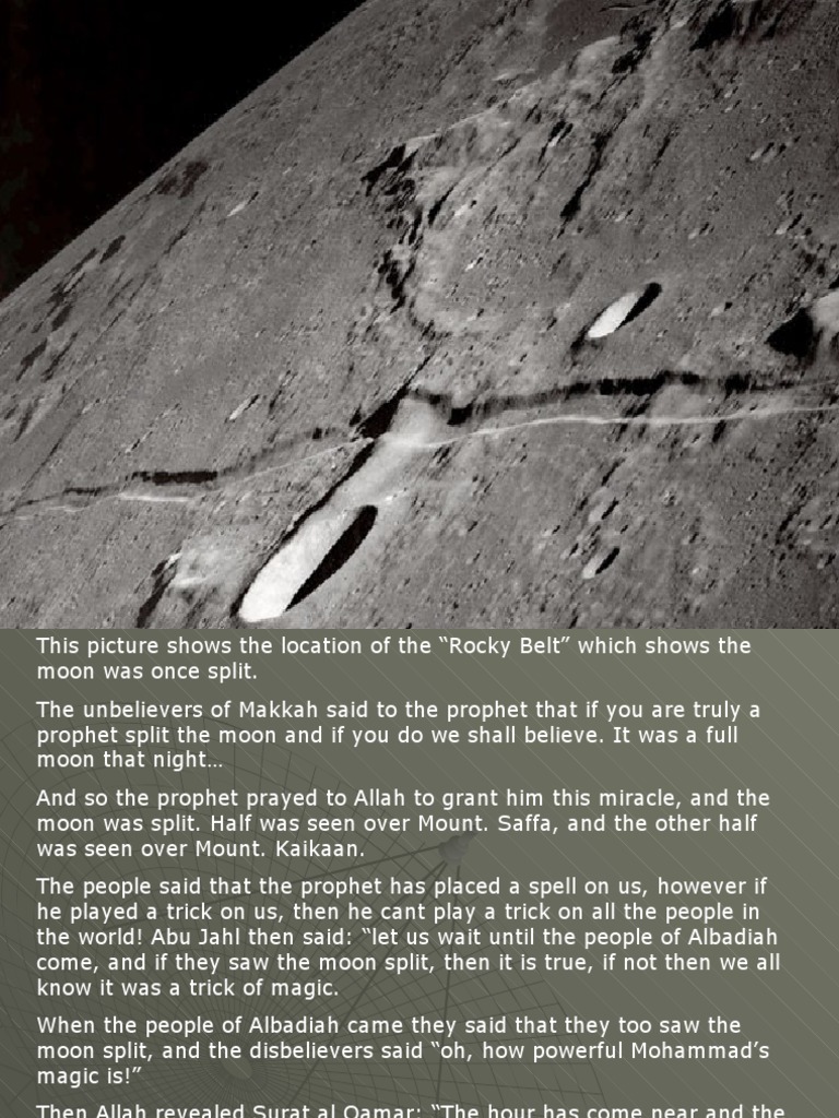 Moon Split | PDF | Muhammad | Monotheistic Religions