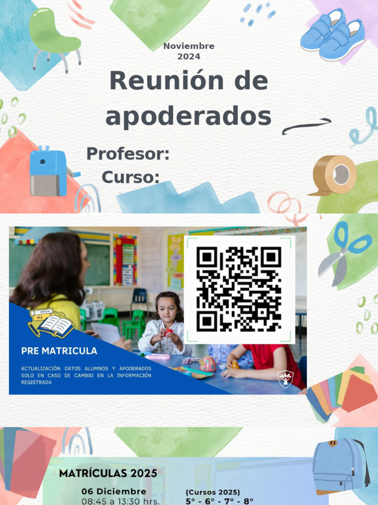 Reunión Apoderados 06.11 | PDF