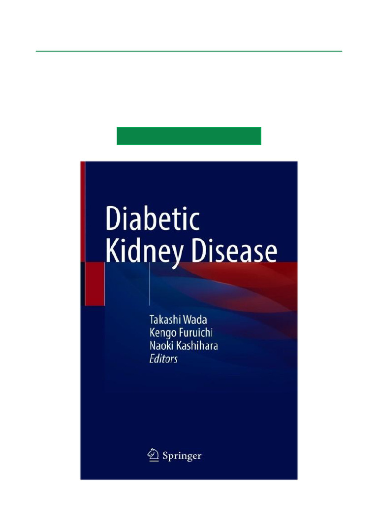 Diabetic Kidney Disease, 1st Edition Extended Version Download | PDF ...