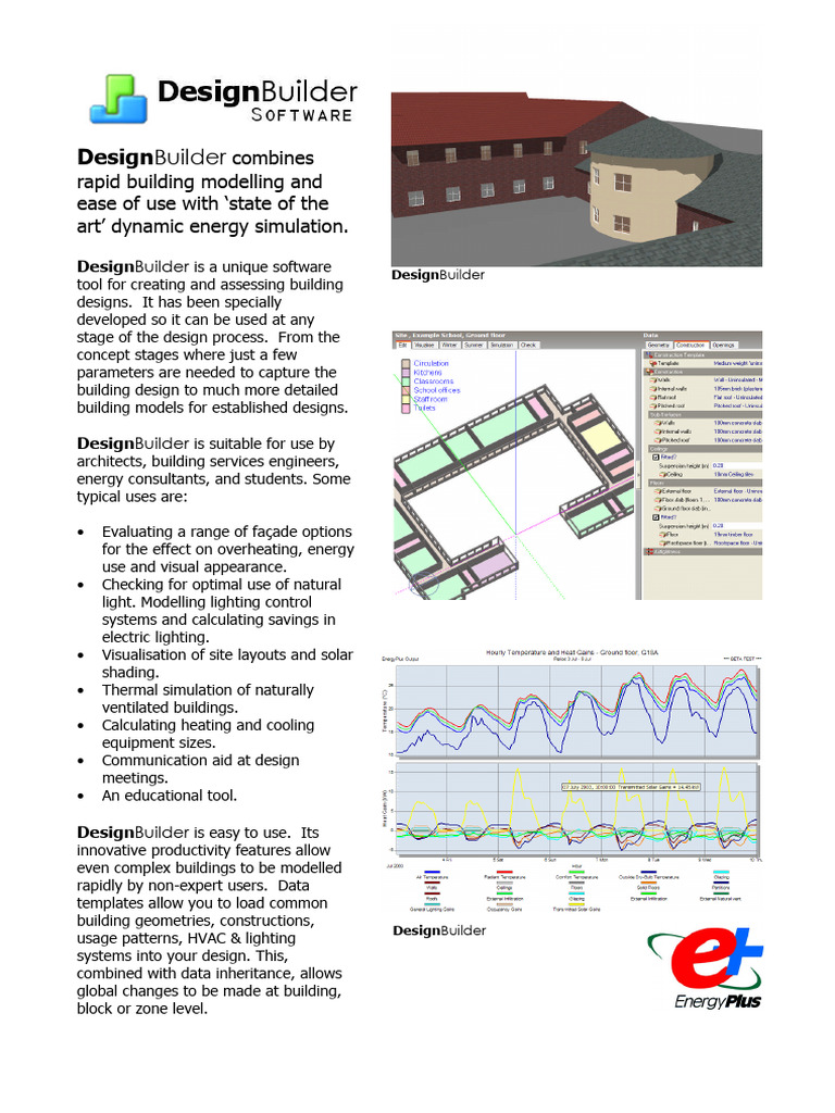 DesignBuilder: 3D Building Energy Simulation | PDF | Lighting ...