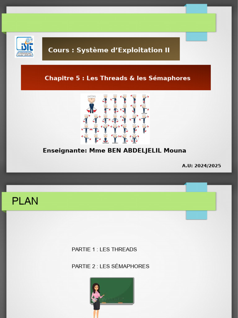 Threads et Sémaphores en C | PDF | Thread (informatique) | Processus ...