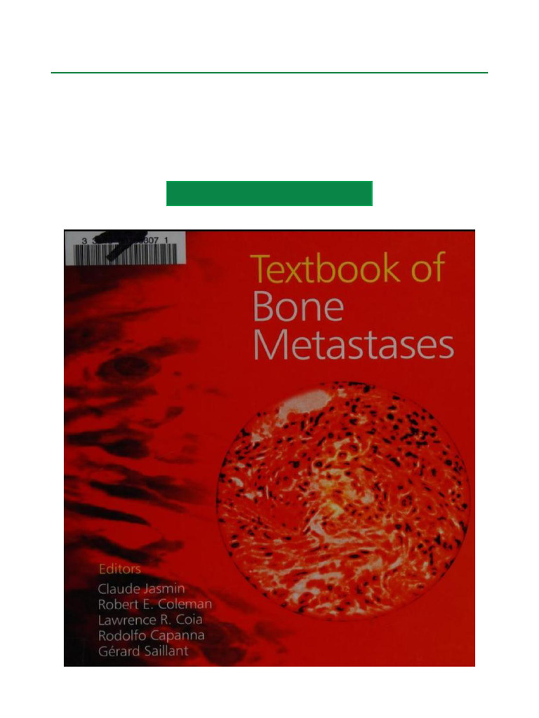 Textbook of Bone Metastases Overview | PDF | Metastasis | Cancer