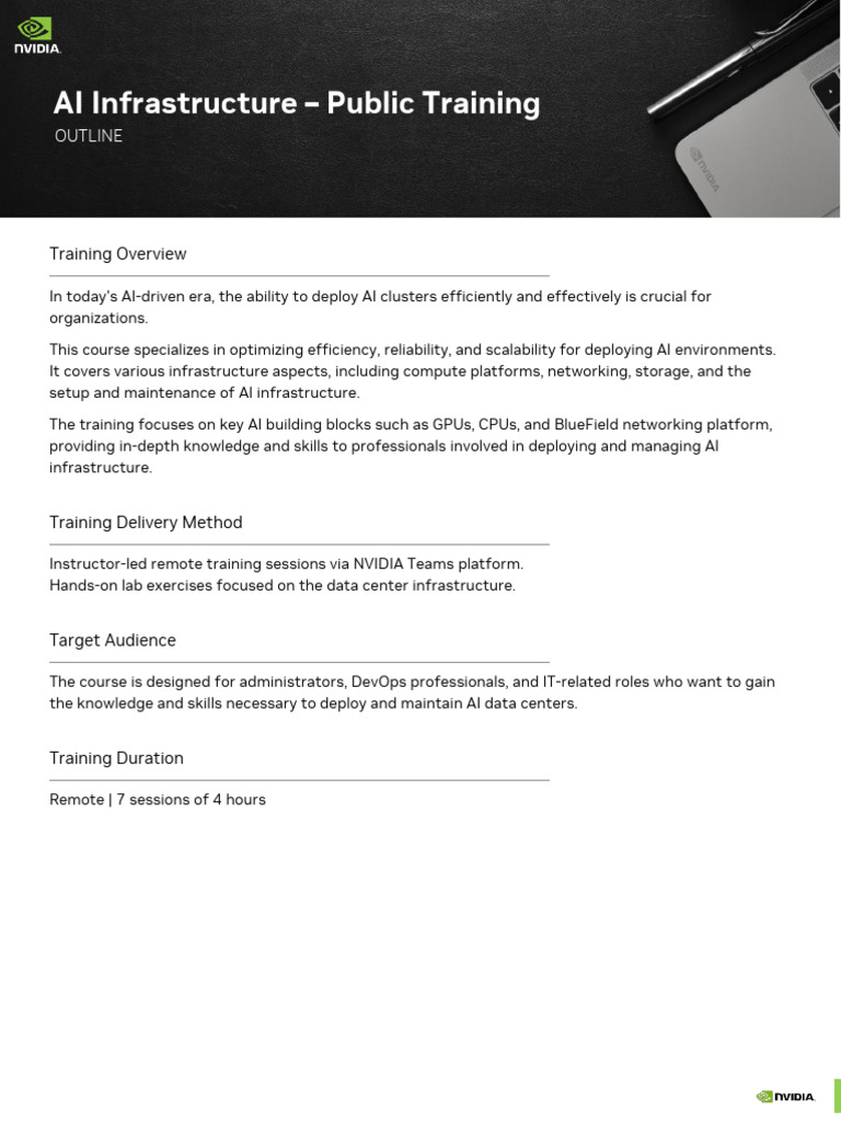 AI Infrastructure Deployment Training | PDF | Computer Network ...