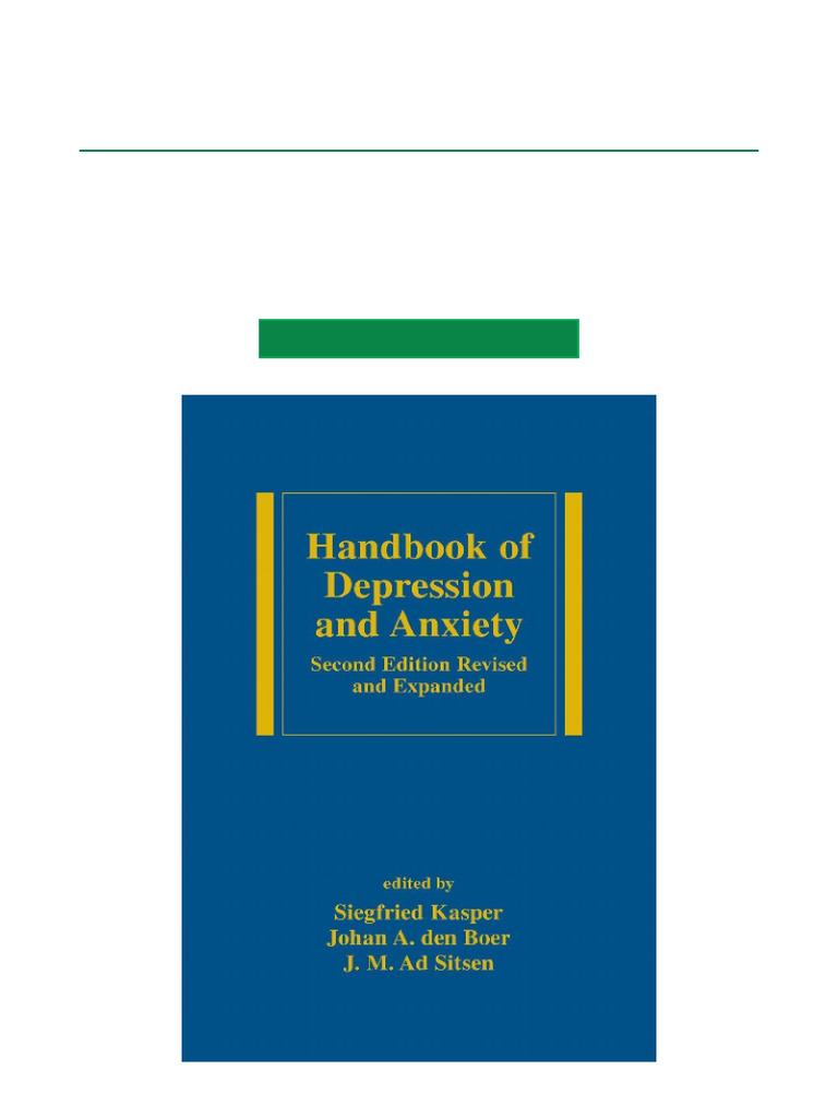 Biological Insights on Depression & Anxiety | PDF | Mental Disorder ...