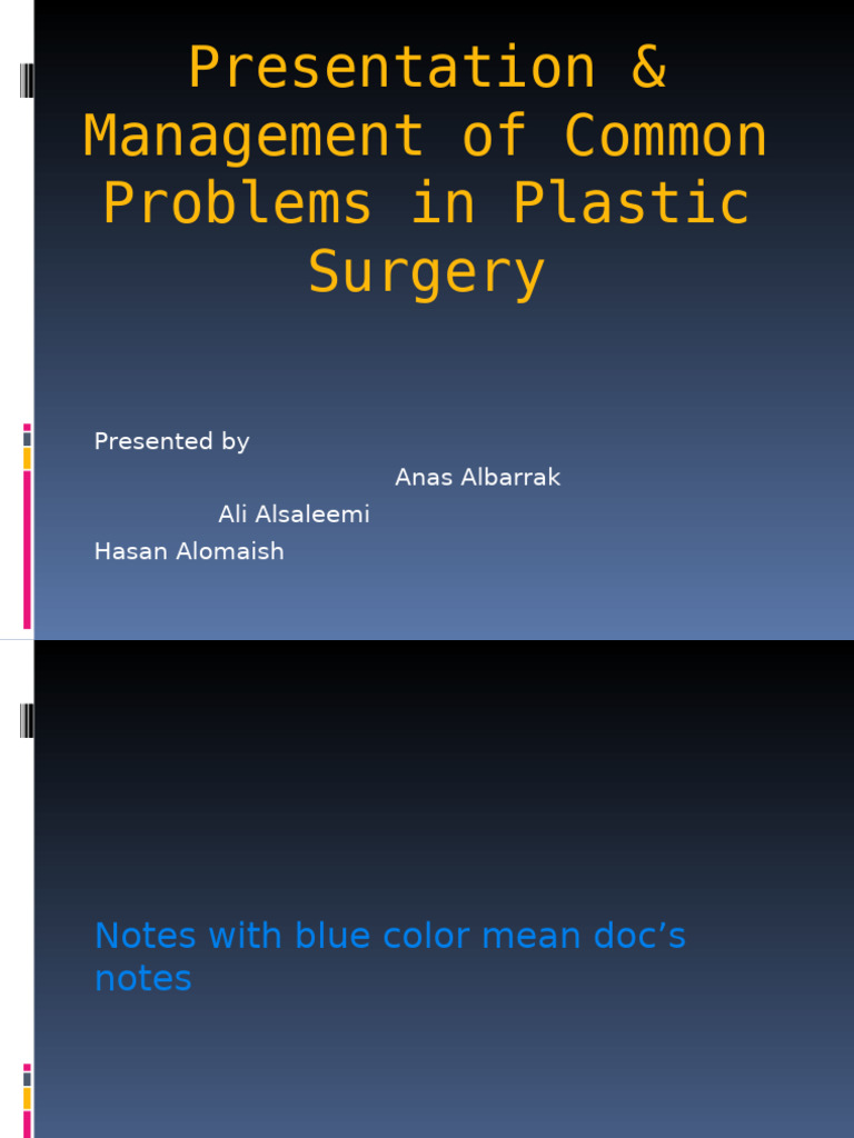 34 Plastic FINAL | PDF | Hand | Plastic Surgery