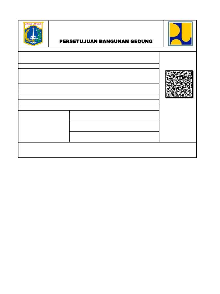 Contoh PBG Rumah Tinggal Denpasar | PDF