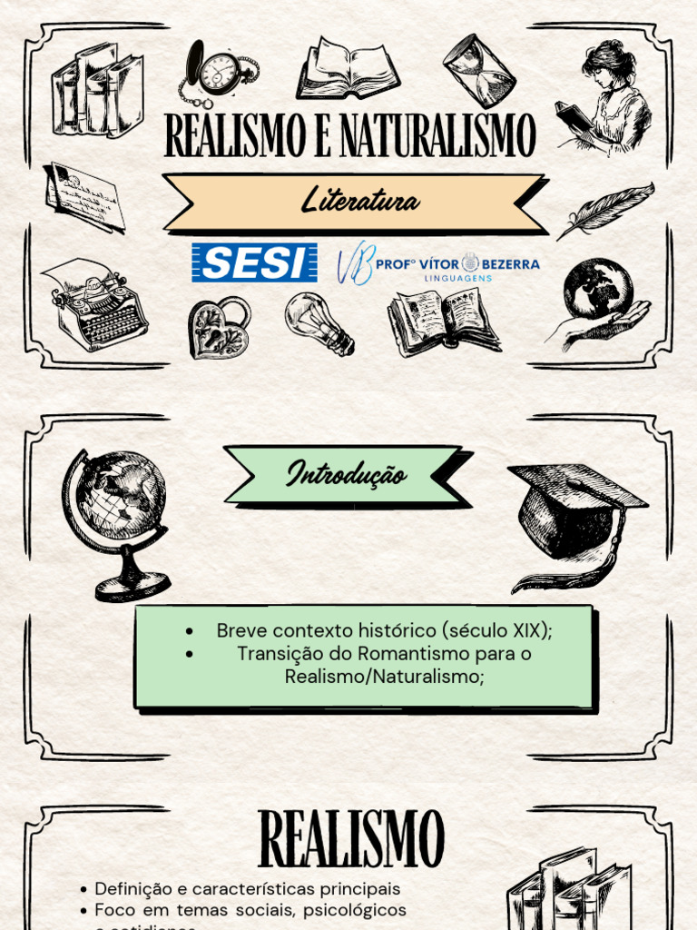 Realismo e Naturalismo na Literatura | PDF