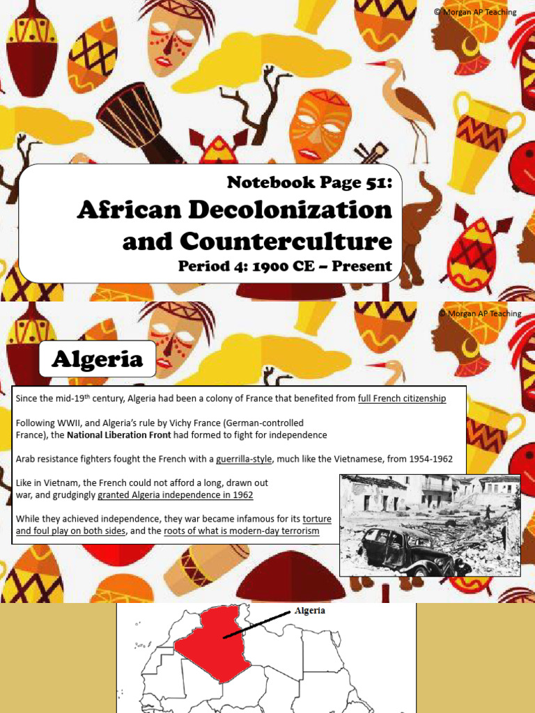 SLIDESHOW PDF Notebook Page 51 - Decolonization in Africa and ...