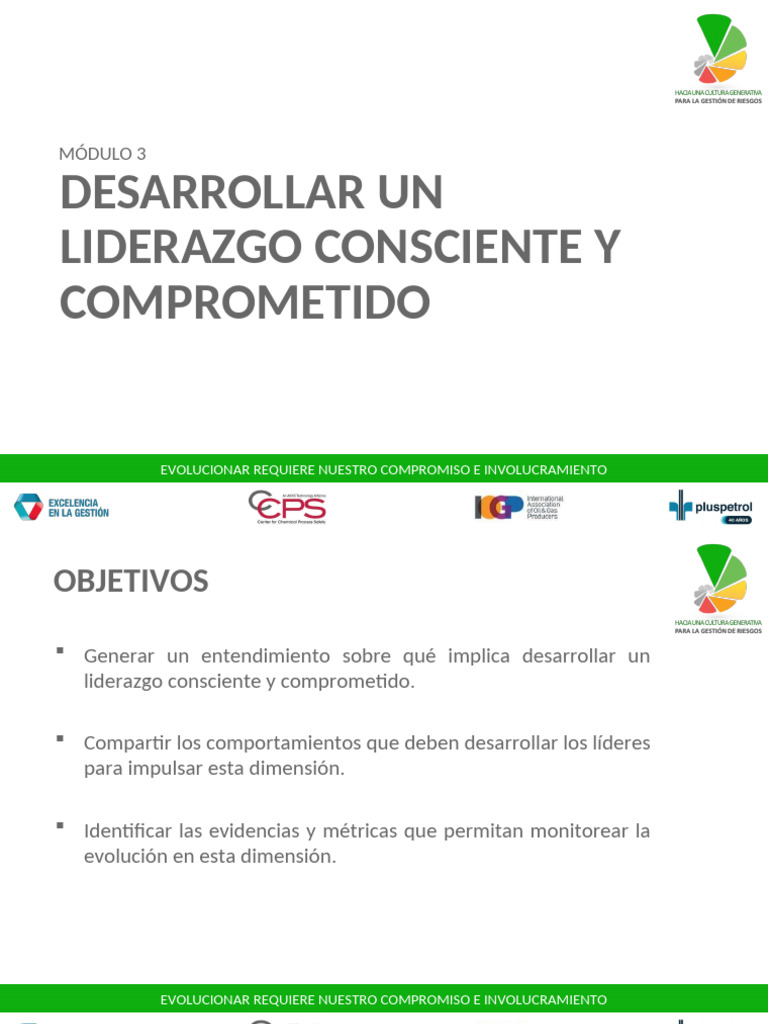 M3 Consolidar Un Liderazgo Consciente y Comprometido | PDF | Liderazgo ...