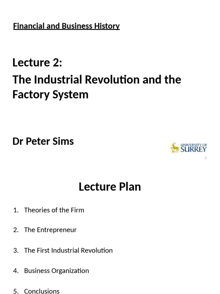 Industrial Revolution: Business Evolution | PDF | Industrial Revolution ...