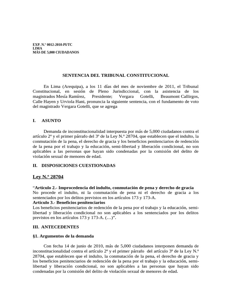 Exp12 2010 | PDF | Perdón | Castigos