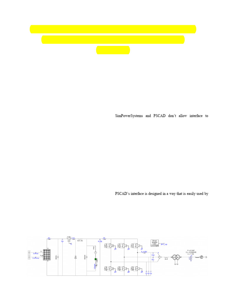 PSCAD Simulation of | PDF | Power Inverter | Photovoltaics