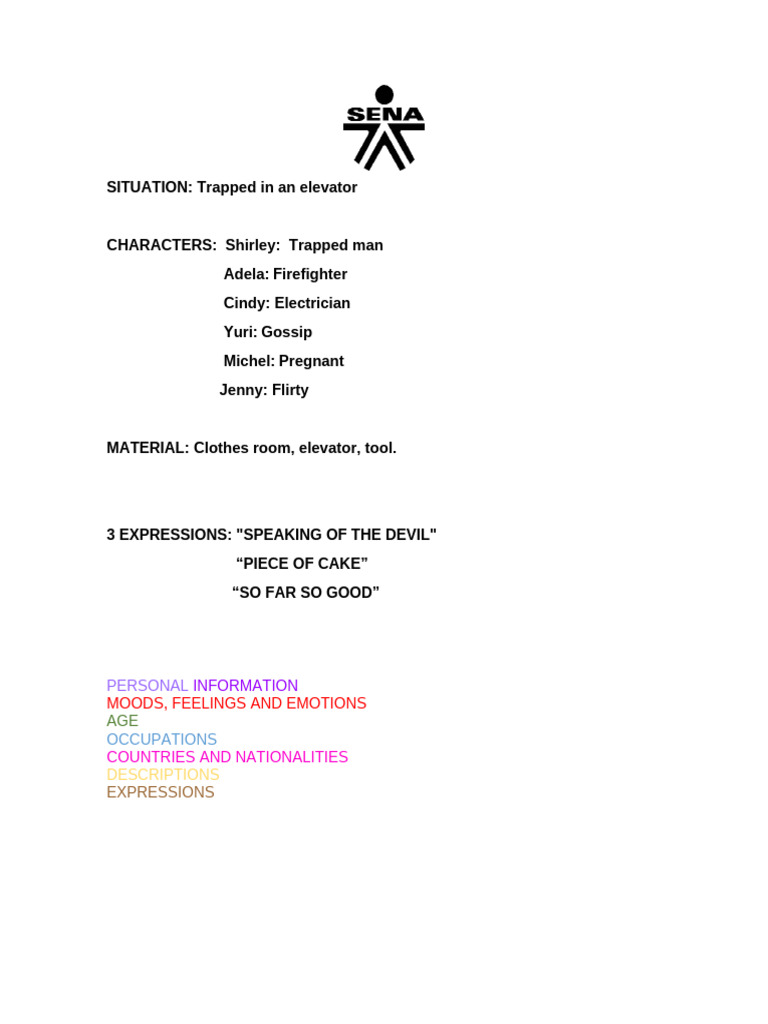 Elevator Rescue: A Dramatic Script | PDF